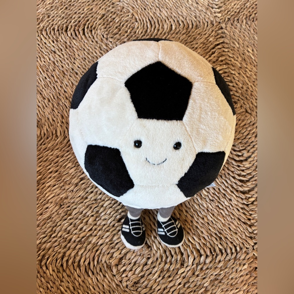 Jellycat Amuseables Soccer Ball Stuffed Toy